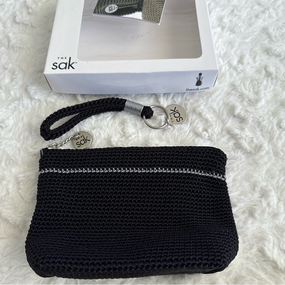 The Sak Vita Crochet Wristlet Clutch